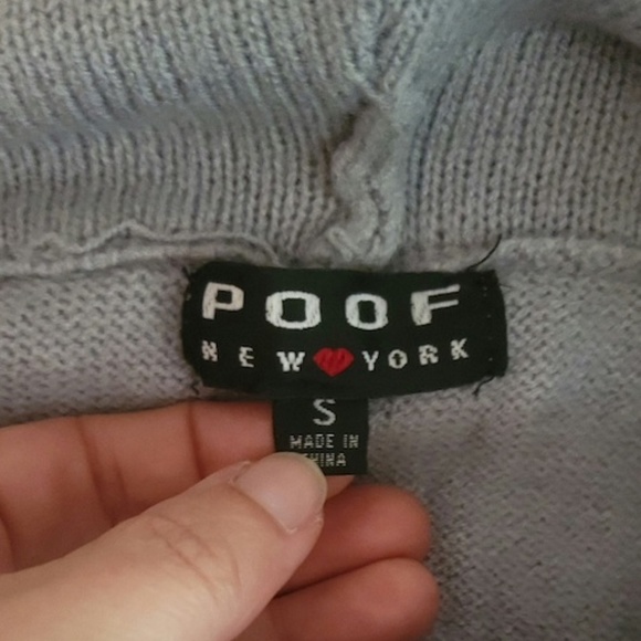 Light Gray Cowl Neck Sweater - Picture 4 of 4